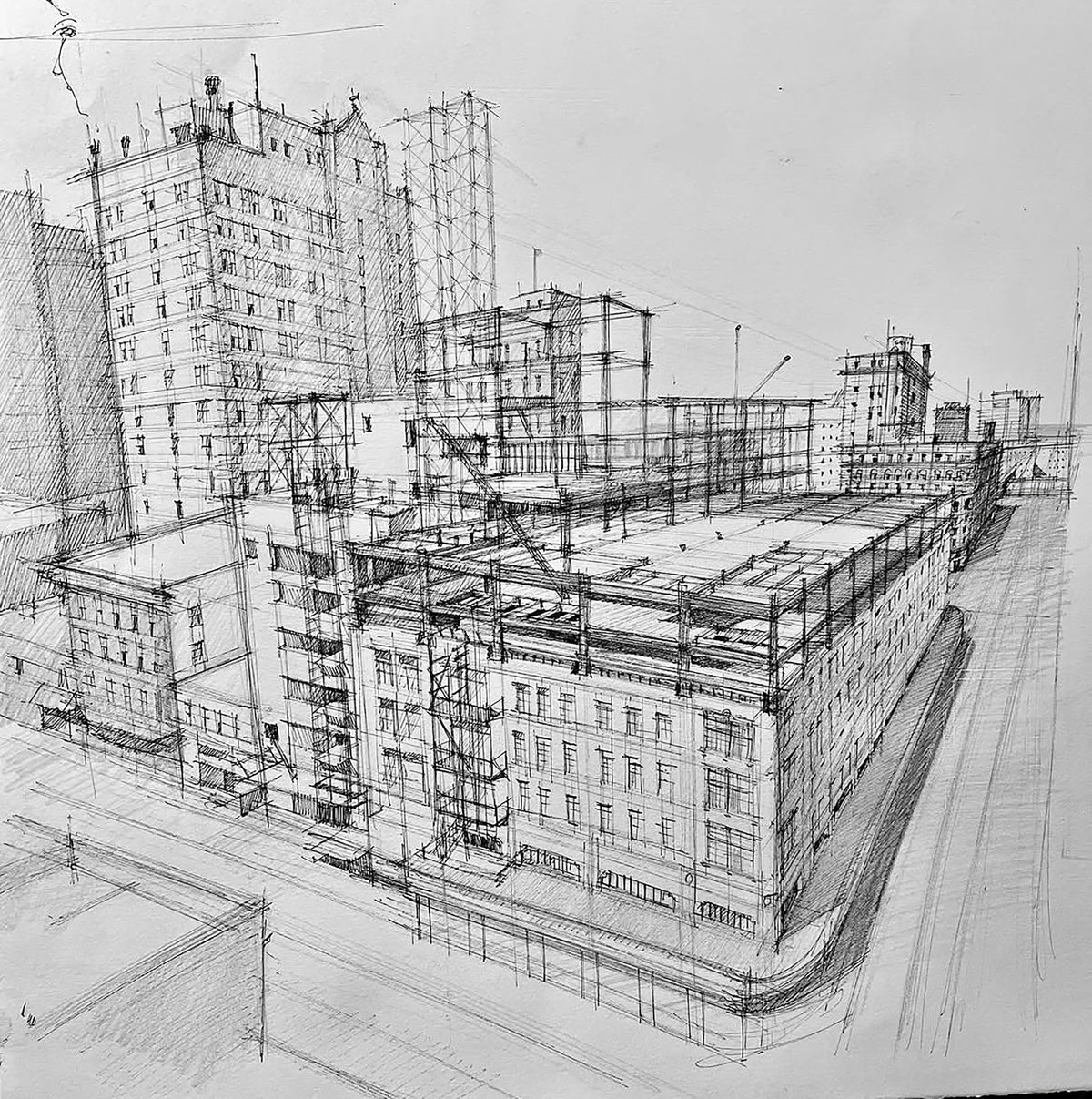 Neiman Marcus building drawings