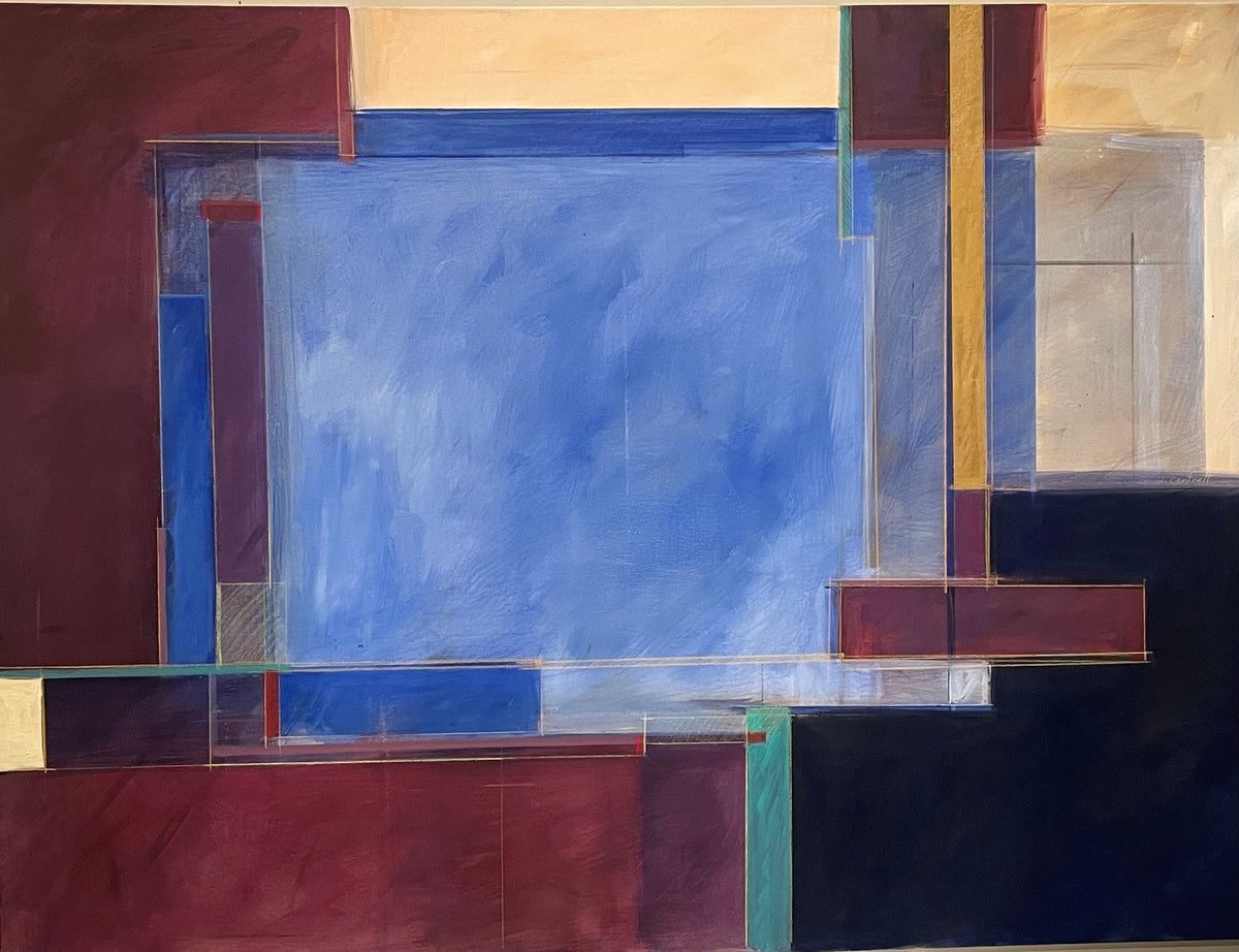 Abstract Landscape - Blue